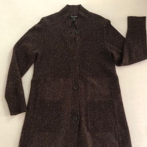 Eileen Fisher Brown Coat
